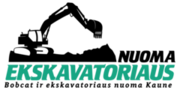 Ekskavatoriaus Nuoma Logo